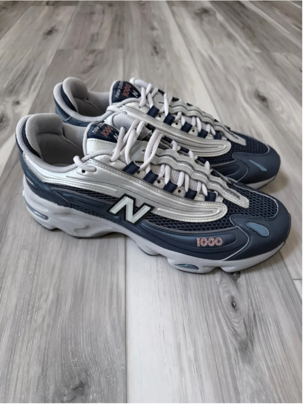 New Balance 1000 M1000P Vintage Indigo Silver Men 11.5 Women 13 Y2K Sneakers